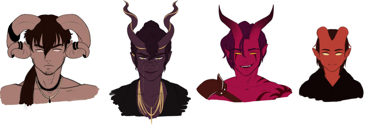 bust character design male